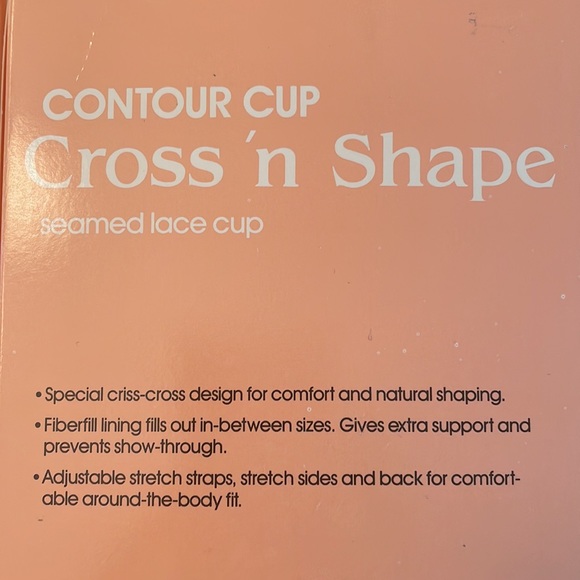 NWT Vintage Sears White Cross N
Shape Seamed Lace Cup Lace Bras - Picture 5 of 14